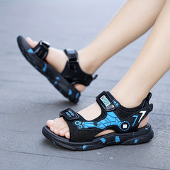 Boys Open Toe Sandals Breathable Lightweight Non-slip for Spring Summer