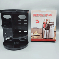 360 Rotating Makeup Organizer Spinning Bathroom Countertop Storage