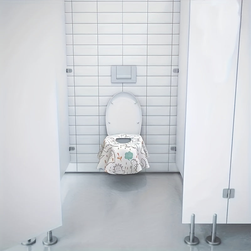 10pcs Disposable Toilet Seat Covers Waterproof Extra Large Portable Travel Essen