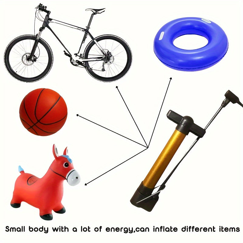 Portable Mini Air Pump for Inflatables - Stainless Steel Pump Needle