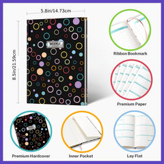 Undated Weekly Planner with Habit Tracker 5.8X8.5in