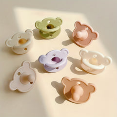Soft Silicone Anti Flatulence Bear Soother for Babies