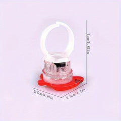 5pcs Christmas Glowing Rings Party Supplies