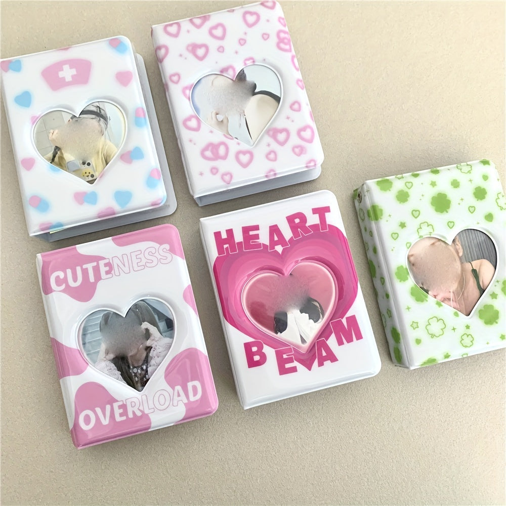 Small Fresh Four-leaf Clover Love Cow Print 3-inch Mini Album