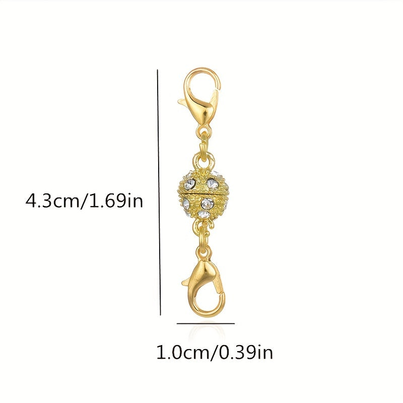2pcs 8 10mm Extender Clasps Metal Ball Magnetic Clasps For Necklace Bracelet