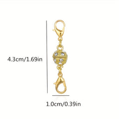 2pcs 8 10mm Extender Clasps Metal Ball Magnetic Clasps For Necklace Bracelet