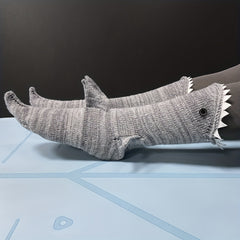 Funny Shark Knit Socks & Floor Mid Tube Socks Women's Hosiery