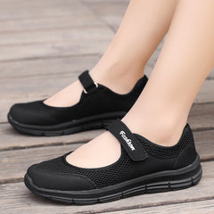 Women's Soft Breathable Slip On Sneakers Casual Walking Shoes