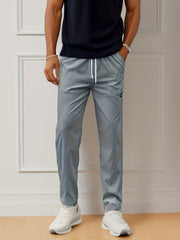 Men's Casual Drawstring Waist Pants Breathable Comfy Trousers