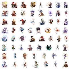50pcs Anime Cartoon Stickers Laptop Water Bottle Luggage for Adults