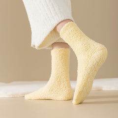 Cozy Fuzzy Socks Non Slip Floor Socks Women's Stockings & Hosiery