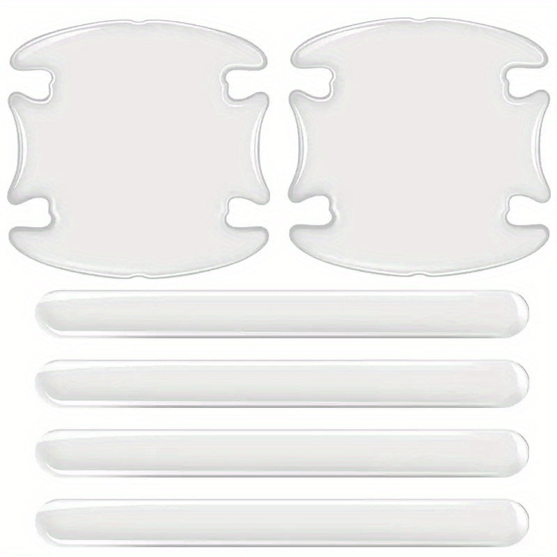 Car Handle Bowl Scratch Protective Stickers Rearview Mirror Protection Strip