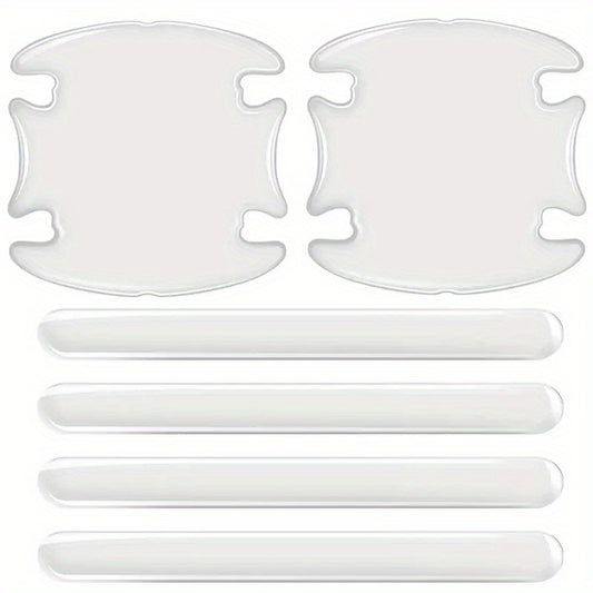 Car Handle Bowl Scratch Protective Stickers Rearview Mirror Protection Strip