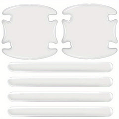 Car Handle Bowl Scratch Protective Stickers Rearview Mirror Protection Strip