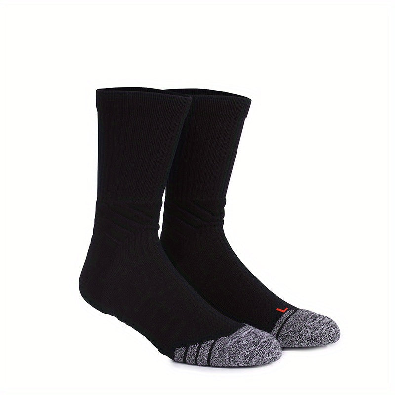 1 Pair Breathable Basketball Socks for Hiking Running Training Climbing