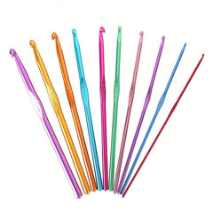 12pcs 22pcs Metal Crochet Needles Convenient Sweater Woven Crochet Tools Set