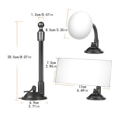 Car Baby Rearview Observation Mirror Safety Large Field Of View