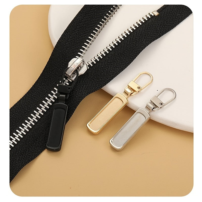 5 Pcs Metal Zipper Pullers Repair Sewing Notions