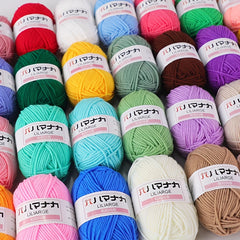 6pcs Mini Acrylic Yarn for Knitting Crocheting Projects 50m Total