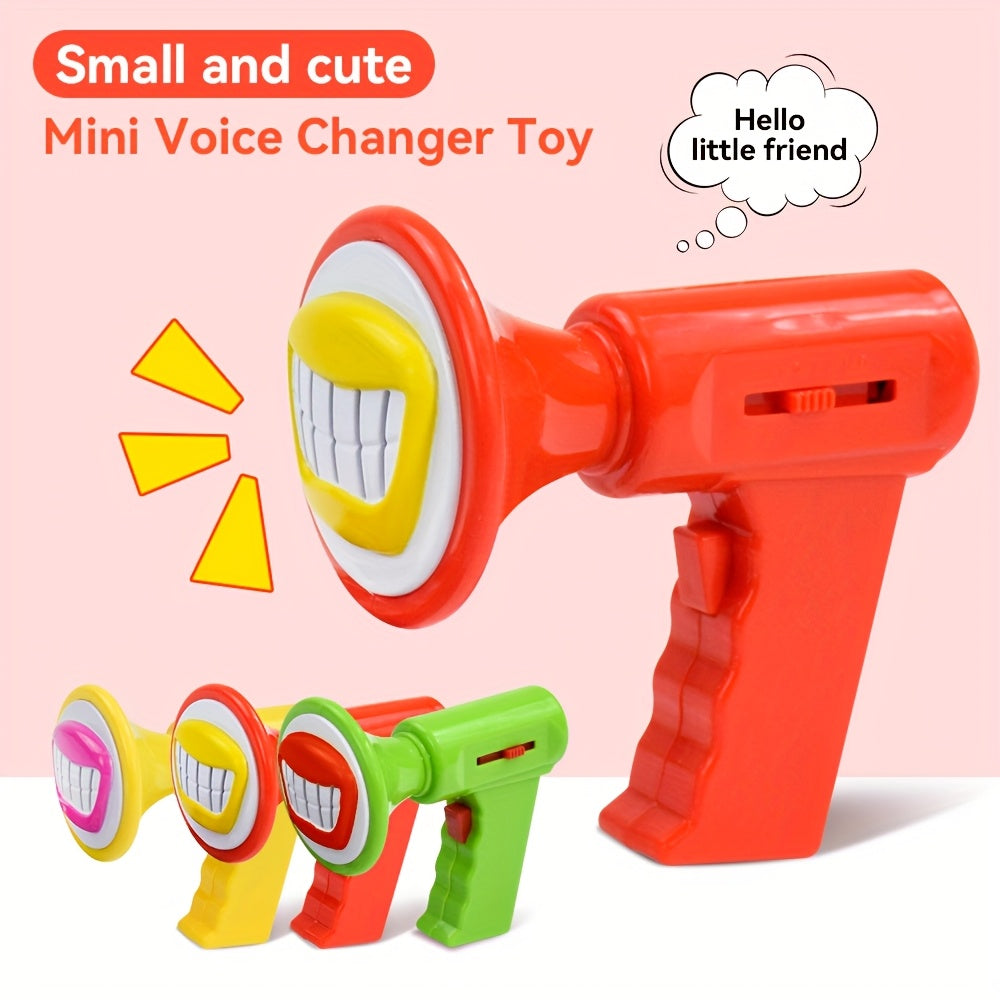 Mini Kids Voice Changer Toy 6 Sound Effects Megaphone Trick Joke T