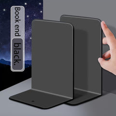 Metal Bookshelf Desktop Storage Rack L-shaped