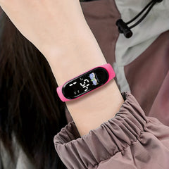 Girls Cartoon Sports Bracelet Watch Multicolor Electronic Watch