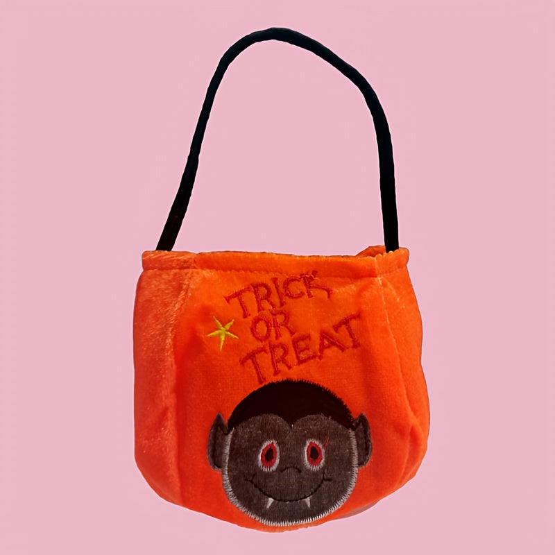 5pcs Halloween Pumpkin Bags Three-dimensional Non-woven Fabric Props
