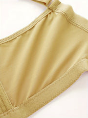 Lace Wireless Push Up Bra Comfortable & Breathable Women's Underwear