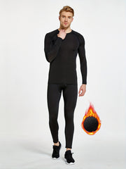 Men's Quick Drying Compression Shirt & Leggings Set