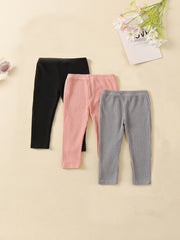 Baby Girl Pencil Pants 3pcs Set Casual Trousers