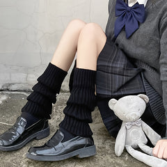 Rib Knit Leg Warmers for Women
