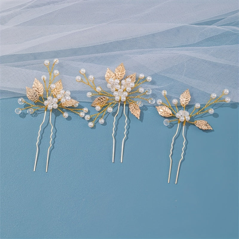 Leaf Plate Hair Comb Headdress Flower Comb Hair Accessories