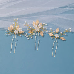 Leaf Plate Hair Comb Headdress Flower Comb Hair Accessories