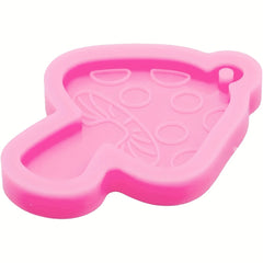 Mushroom Silicone Resin Keychain Mold Epoxy Pendant Mold DIY Jewelry Crafts