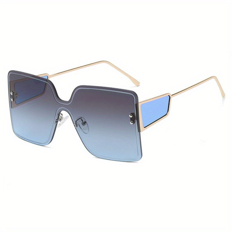 Y2K Rimless Ombre Lens Sunglasses UV400