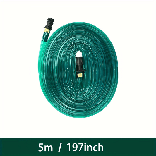 Flat Soaker Hose Garden Lawn Sprinkler Drip Irrigation Tubing