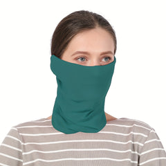 Solid Breathable Neck Gaiter Multifunctional Cover Mask