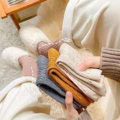 6 Pairs Twist Textured Socks for Women