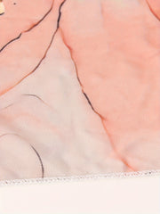 Marble Pattern Wrap Cover Up Skirt
