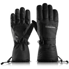 Waterproof Ski Gloves with Pocket for Men and Women