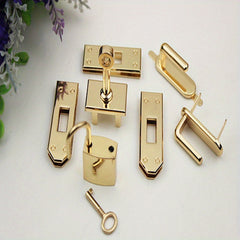 7 Pcs 45mm Metal Bag Lock Swivel Clasp Lock Buckle DIY Part