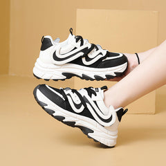 Thick Sole Chunky Sneakers Non Slip Dad Shoes