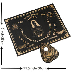 11 8'' 9 0'' Spirit Board & Planchette Kit