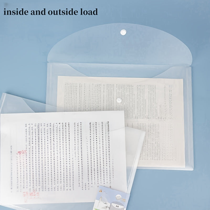 4pcs File Bag Data Bag Storage Office Supplies