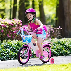 1PC Bike Training Wheels w/ Silent Flash & Adjustable Stabilizer Kit