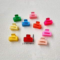 12pcs Mini Hair Claw Non-slip Clips, Halloween & Christmas Hairpin