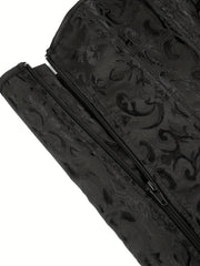 Strapless Corset Bustier Tummy Control Lace Up Body Shaper