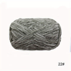 3pcs Chenille Yarn for Knitting Crochet DIY Doll Hat 50g pc