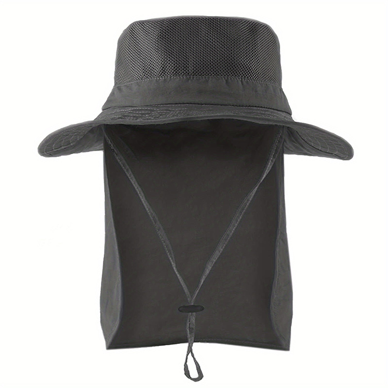 UPF 50 Sun Hat with Neck Flap Mesh Boonie Hats for Men & Women