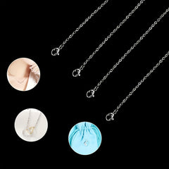20pcs Stainless Steel Necklace Cable Chains Lobster Clasps DIY Jewelry Making